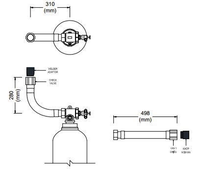Bình chữa cháy khí FM-200 loại 82.5L SFS-C82.5 Hãng S-tec vina - Image 3