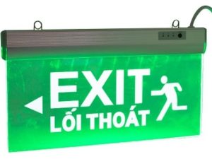 Đèn Exit 1 mặt Rạng Đông D CD01 40x20/2,2W